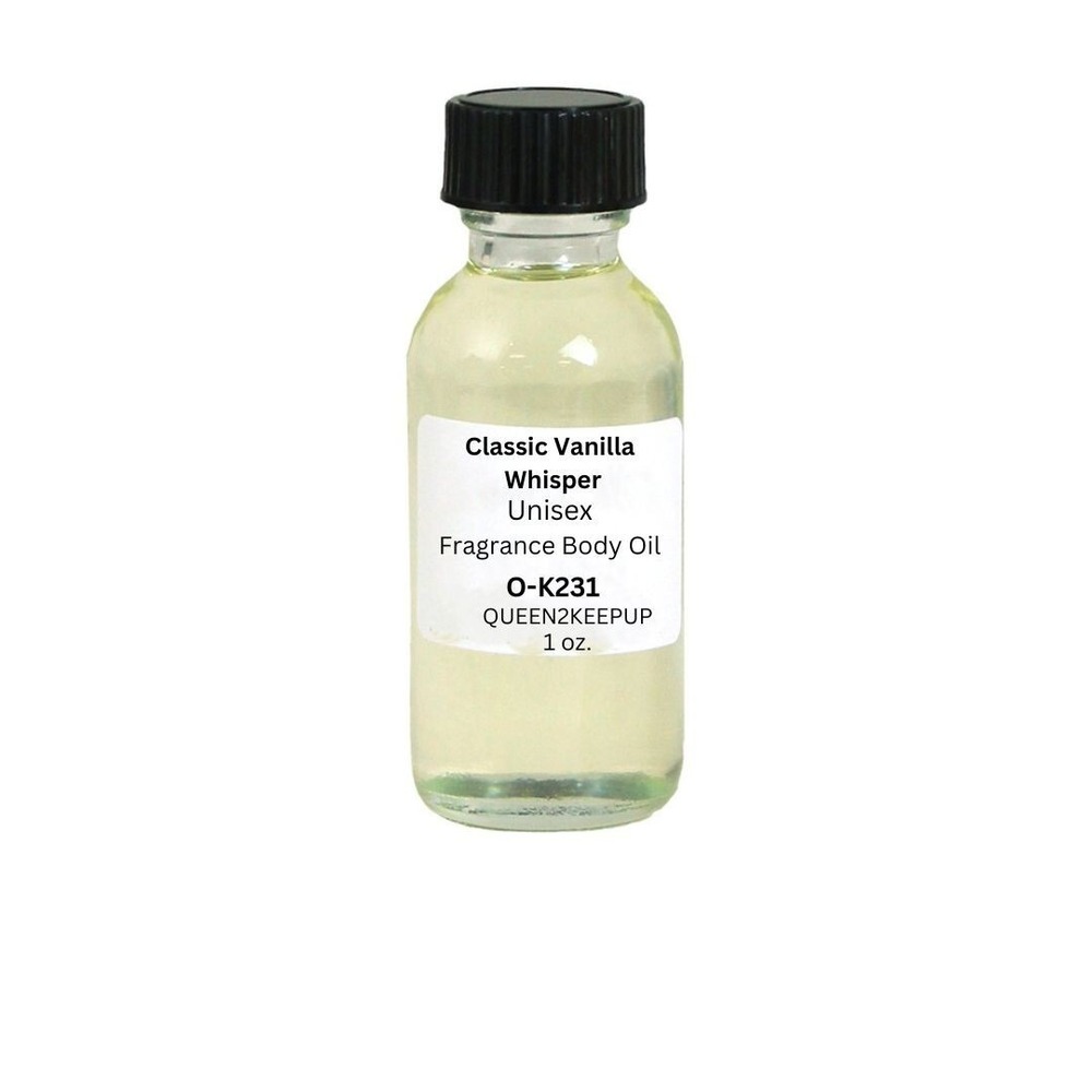 Classic Vanilla Whisper (Unisex) Body Oil 1 oz Fragrance All Natural Scent - Picture 4 of 4